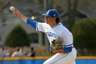 Baseball vs Suffolk  Wheaton College Baseball vs Suffolk University. - (Photo by Keith Nordstrom) : Wheaton, baseball